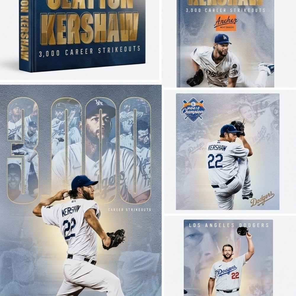 Clayton Kershaw 3000 Strikeouts Bobblehead